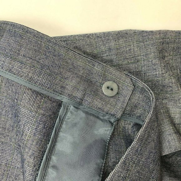 Lafayette 148 Wool Blend Cropped Pants Zip Closure - Picture 8 of 10